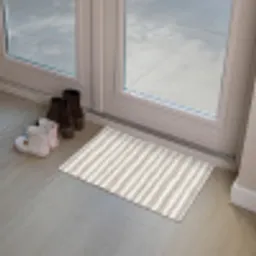 Minimalistisch - Strepen - Beige Deurmat klein 898 -sfeer3