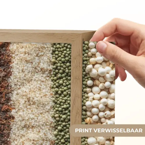 Banen - Verticaal - Kruiden - Variatie Light Box met batterij (Wandlamp) middel -USP_websiteprintNL