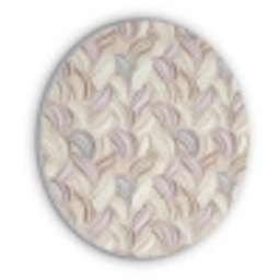 Abstract - Golvend - Pastel Akoestische PET Vilt - Rond klein 838 -3d