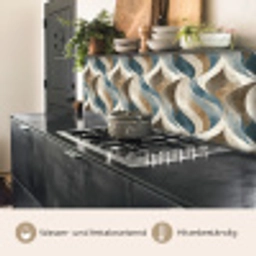Abstract - Golven - Kleurrijk keuken achterwand 2 middel 871 -usp_DE