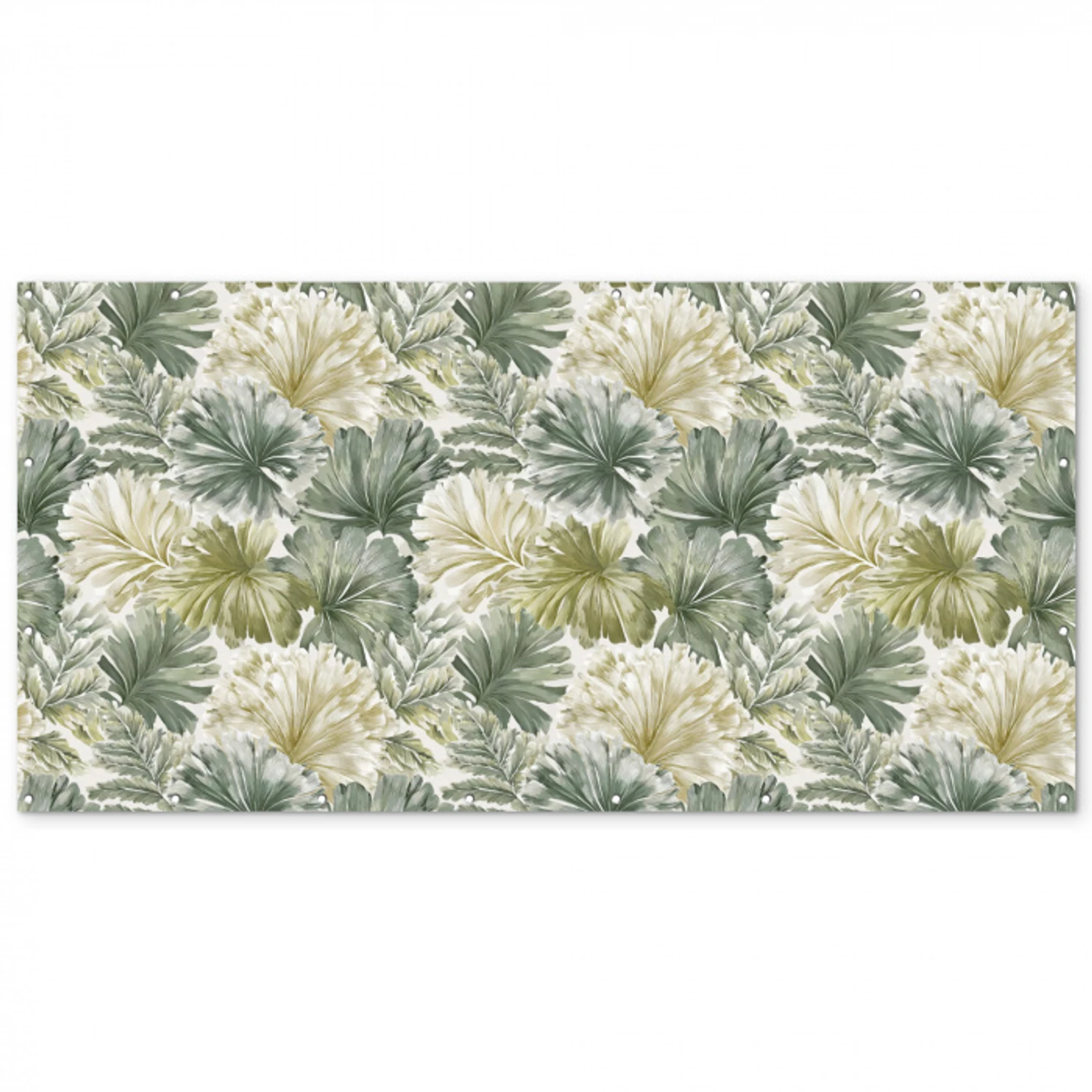Bladeren - Botanisch - Groen Balkonbeschermer Duitsland klein 596 -zz_3d