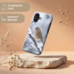Vogel - Tak - Sneeuw - Winter Toughcase MagSafe Apple iPhone 17 klein -USP_RandenV_DE