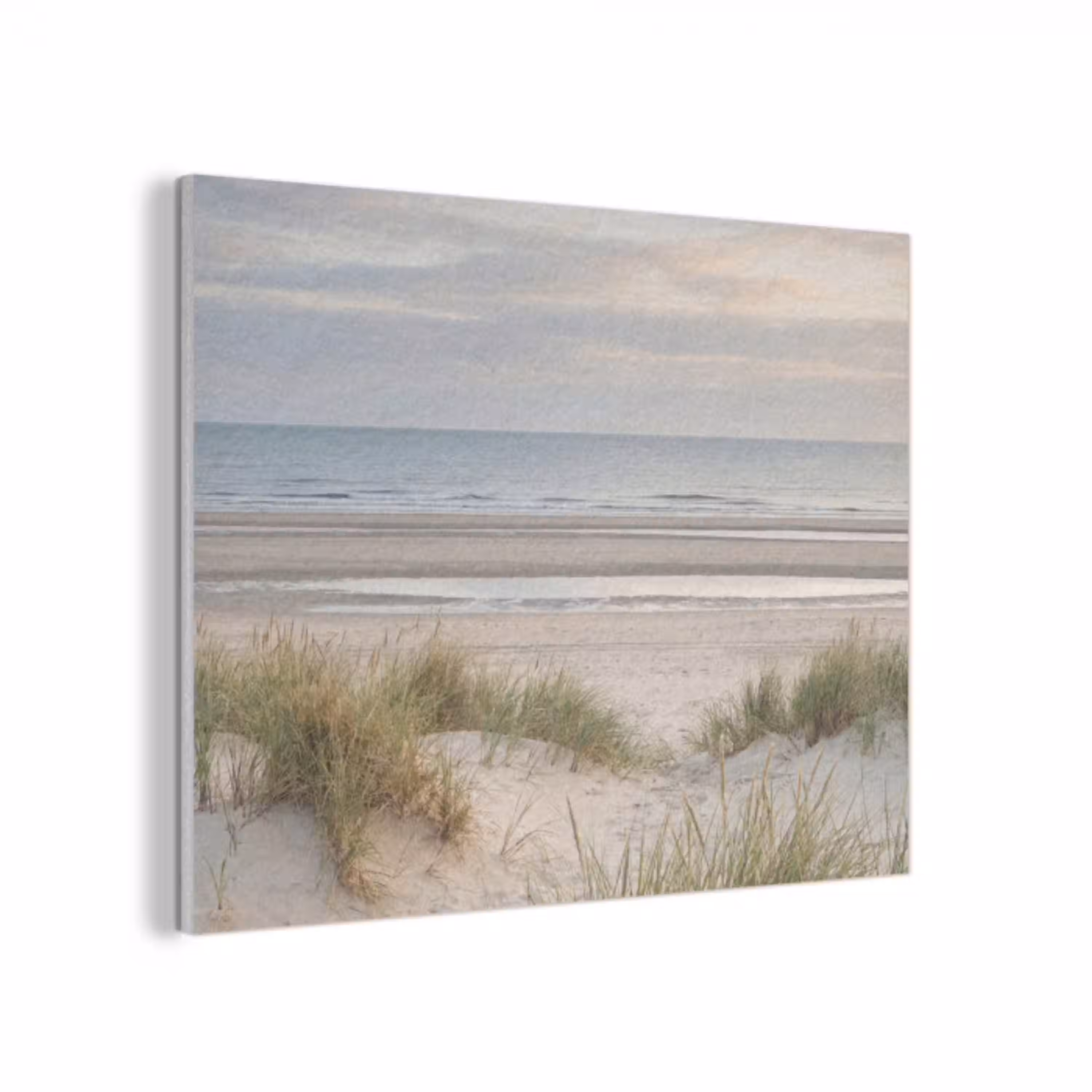Zandstrand - Bewolkt - Duinen PET vilt klein -3d