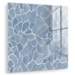 Abstract - Blauw - Bladeren plexiglas 5mm klein -zzzproduct_nieuw