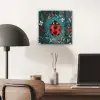 Bloemen - Lieveheersbeestje - Hartje - Rood plexiglas 5mm klein -sfeer6