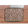 Zebra - Patroon - Zwart - Wit laptophoes neopreen klein 279 -tafel