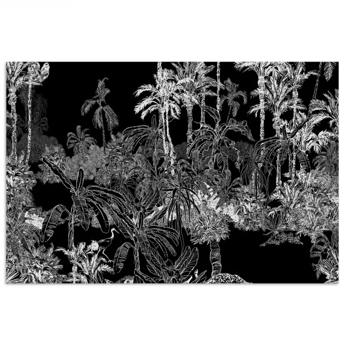 Palm - Jungle - Tropical poster papier klein -3d