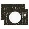 Kerstbomen - Kerst - Patroon - Sterren - Kerstmis Placemat vinyl groot -zzsfeer2_Kitchenyeah-website