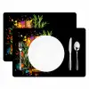 Olijfolie - Graffiti - Peper - Olijven - Modern Placemat vinyl groot -zzsfeer2_Kitchenyeah-website