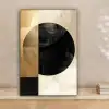 Abstract - Goud - Zwart - Kunst canvas 2cm klein -sfeer1