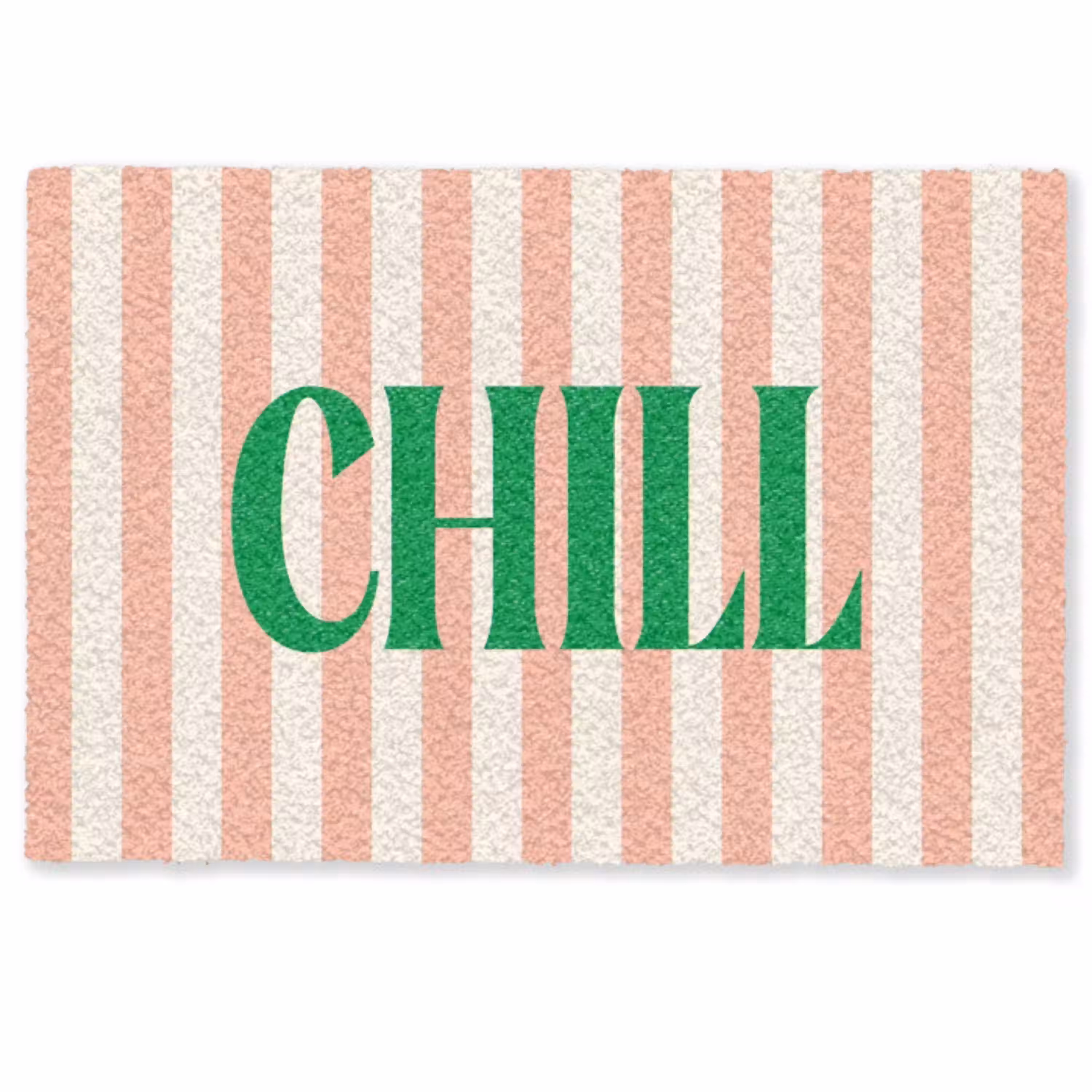 Zachtroze - Groen - Strepen - Chill Deurmat klein -zkaufland3d