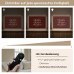 She plans she glows she achieves - Rood - Cursief Light Box met batterij (Wandlamp) middel -USP_dimbaarDE