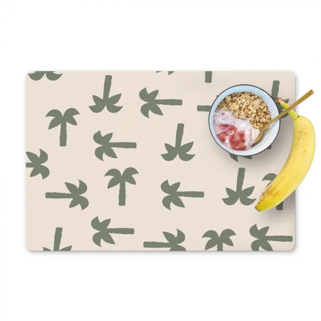Palm Symmetrie Placemat vinyl groot -zzzproduct_Kitchenyeah-website