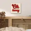 Oh honey - Rood - Schaduw aluminium wit klein -sfeer3