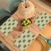 Bladeren - Structuur - Groen Placemat vinyl groot 368 -zzsfeer5_Kitchenyeah-website