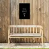 Quotes - Huisje boompje baby - Spreuken Tuinposter op houten frame 2 cm dik klein -sfeer4
