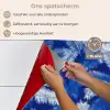 Palmblad - Patroon - Blauw keuken achterwand spatscherm klein 900 -spatscherm_NL