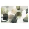 Minimalistisch - Cirkels - Penseelstreken - Beige WCmat klein -3d