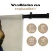 Het melkmeisje - Schilderij van Johannes Vermeer Wandkleed katoen klein -sfeer2