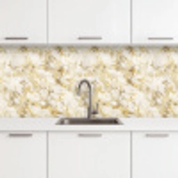 Warm - Gouden - Marmer - Patroon keuken achterwand 2 middel 871 -3d