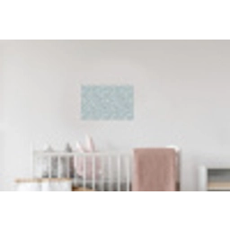 Klassiek - Bloemen - Blauw Muursticker klein 286 -kinderkamer