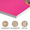 Hagedis - Bloemen - Roze - Kimono PET vilt klein -closeup_NL