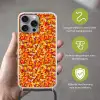 Abstract - Verf - Rood Hoesje iPhone 16 Pro Max met koord klein 804 -sfeer2_NL