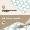 Patroon - Lijn - Design - Hexagon Inductie beschemer met haakjes klein 777 -ky-schoon-nl