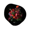 Bloemen - Boeket - Sierlijk Wandcirkel Organisch Forex 3mm klein -3d