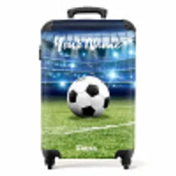 Voetbal spotlight NBS - Handbagage koffer - Kinderen Unisex middel -productfoto_recht