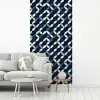 Abstract - Patroon - Blauw fotobehang vinyl groot 64 -woonkamer