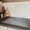 Beton - Leisteen - Grijs -Betonstructuur Inductie beschermer vinyl 3mm klein -sfeer3