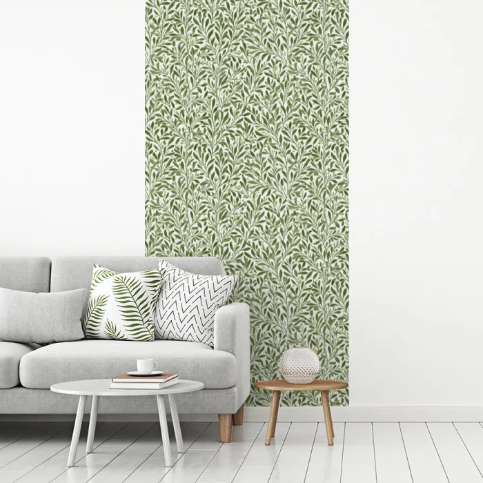 Botanisch - Takken - Groen fotobehang vinyl groot 64 -woonkamer