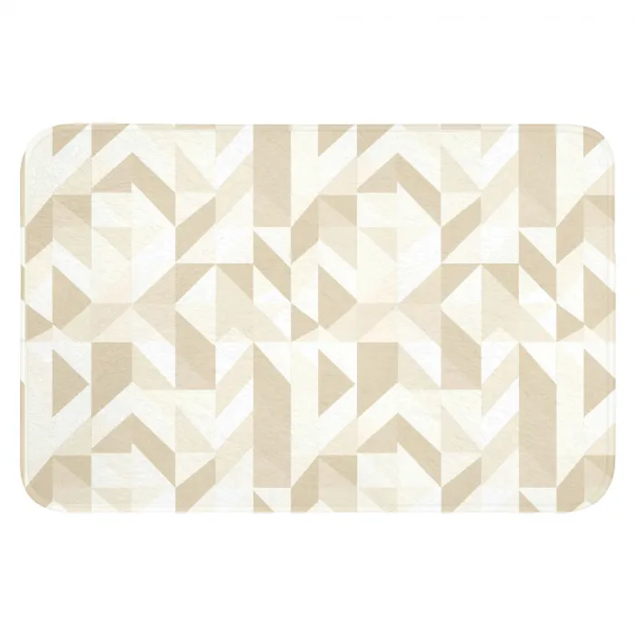 Modern - Abstract - Beige WCmat klein 1009 -3d