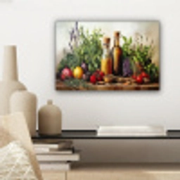 Stilleven - Kruiden - Specerijen - Fruit - Kleurrijk canvas 2cm klein -sfeer6