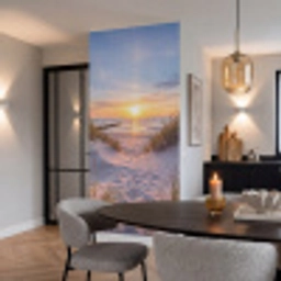 Strand - Zonsondergang - Natuur - Landschap Behang Vlies klein -sfeer3