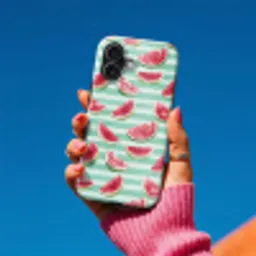 Watermeloen - Strepen - Groen Toughcase MagSafe Apple iPhone 17 klein 1017 -Sfeer1V