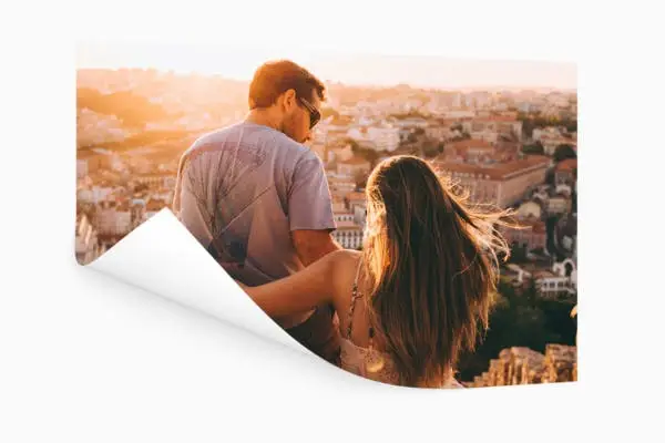 Tuinposter voorbeeld los doek