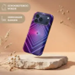 Driedimensionaal - Tunnel - Ruimte Toughcase MagSafe Apple iPhone 17 Pro Max klein -USP_RandenV_NL
