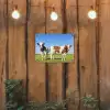 Koeien - Boerderij - Gras- Natuur - Dieren tuinposter los doek klein -sfeer1
