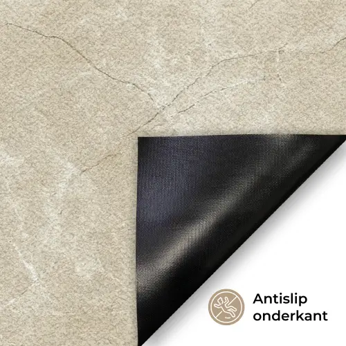 Lichtbeige - Marmer - Diffusie adering Deurmat klein 898 -antislip_NL