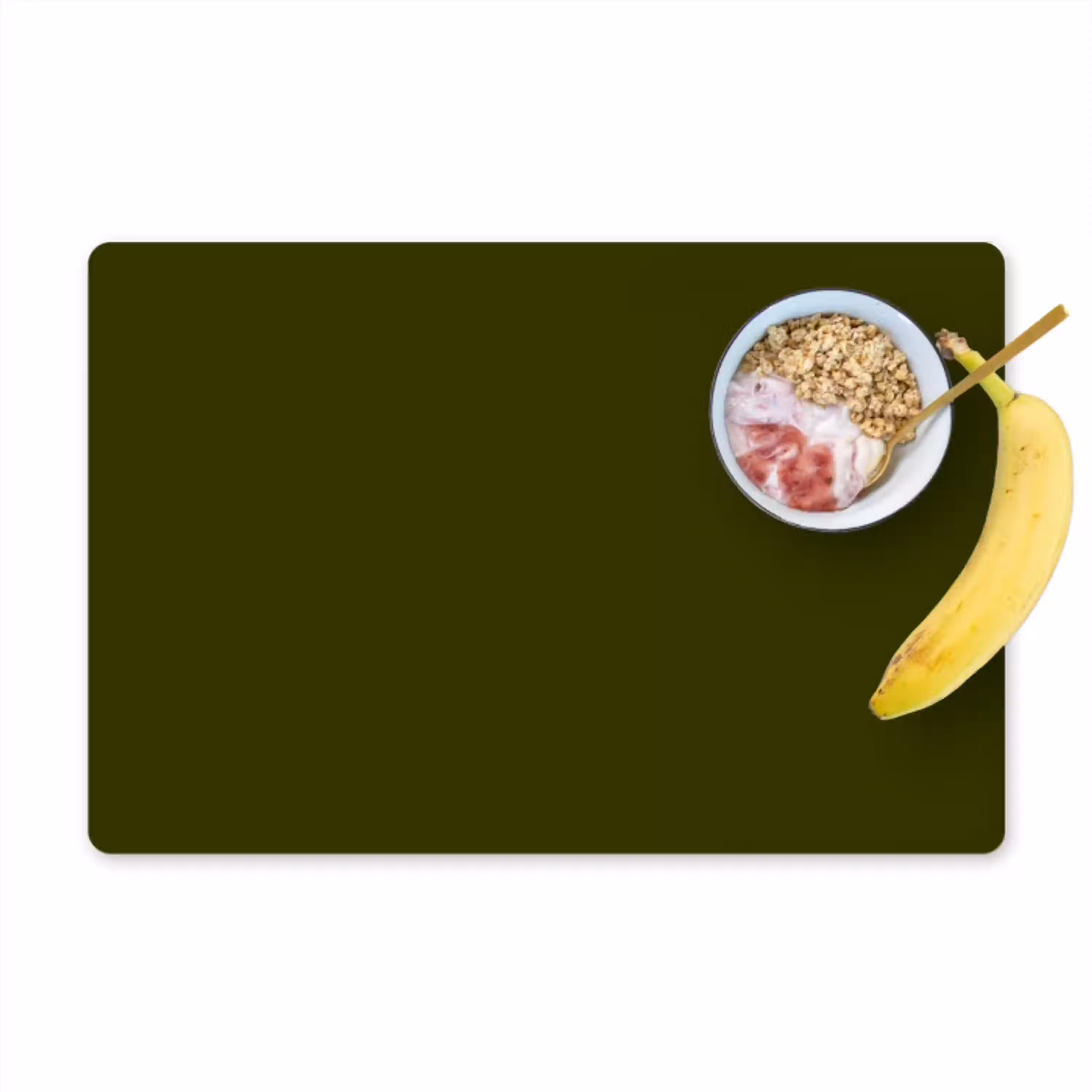 Dark  - Olive - Groen Placemat vinyl groot 368 -zzzproduct_Kitchenyeah-website