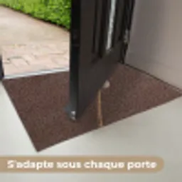 Papaverbol - Droogbloem - Bruin - Minimalistisch Deurmat klein -USP_FR