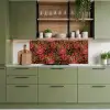 Bloemen - Bladeren - Design keuken achterwand 2 middel 871 -sfeer3