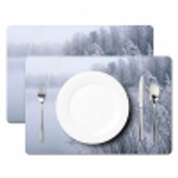 Riet - Bevroren - Winter - Natuur Placemat vinyl groot -zzsfeer2_Kitchenyeah-website