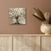 Boom - Beige - Grijs - Goud - Abstract aluminium wit klein -sfeer4