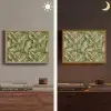 Bladeren - Modern - Groen Light Box met batterij (Wandlamp) middel 907 -sfeer3