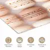 Macarons - Beige - Bruin poster papier klein -closeup_NL