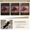 Luipaard - Bloemen - Roze Light Box met batterij (Wandlamp) middel -USP_dimbaarNL