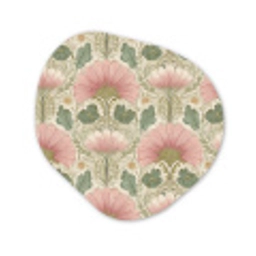 Klassiek - Patroon - Roze Wandcirkel Organisch Forex 3mm klein 629 -3d